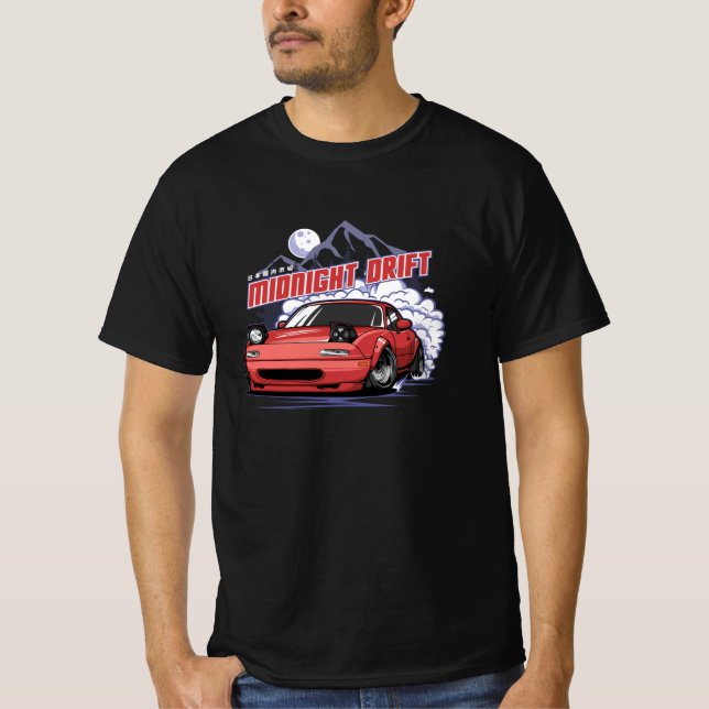 Midnight Drift T Shirt (Framsida)
