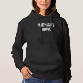 Midnight Drive Hoodie  – Aesthetic Night Car Minim T Shirt