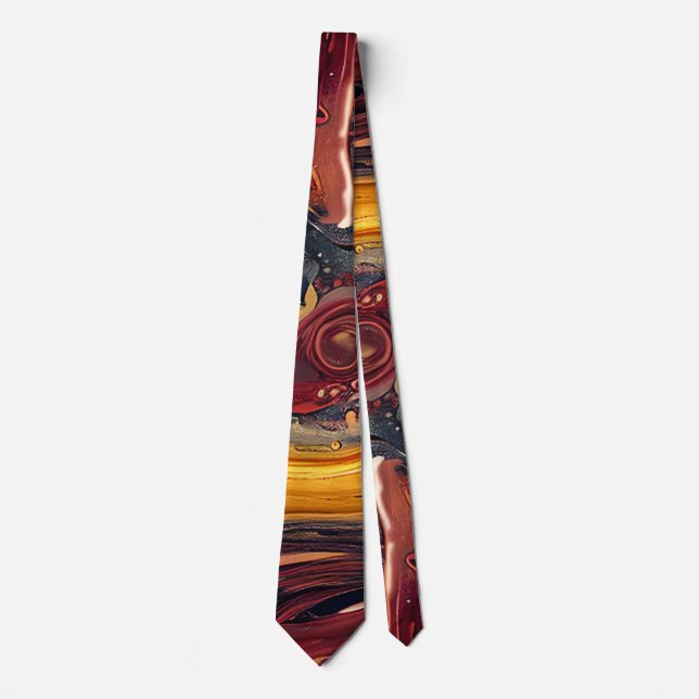 Midnight Färg Burst Tie Slips (Framsida)