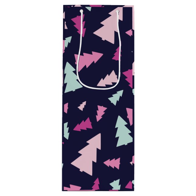 Midnight Festive Forest Vin Gift Bag (Framsidan)