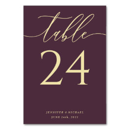 Midnight Fig Simple Elegant Seating Bordsnummer