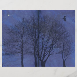 Midnight Forest Mörk Journal Page