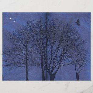 Midnight Forest Mörk Journal Page