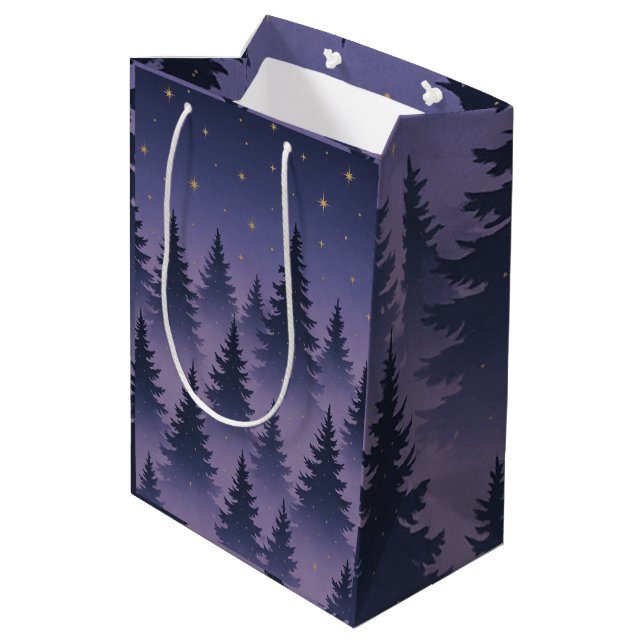 Midnight Forest Presentbutik – Stjärnklar natt tal (Baksidan Vinklad)