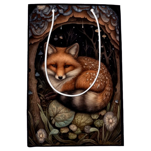 Midnight Fox Gift Bag (Framsidan)