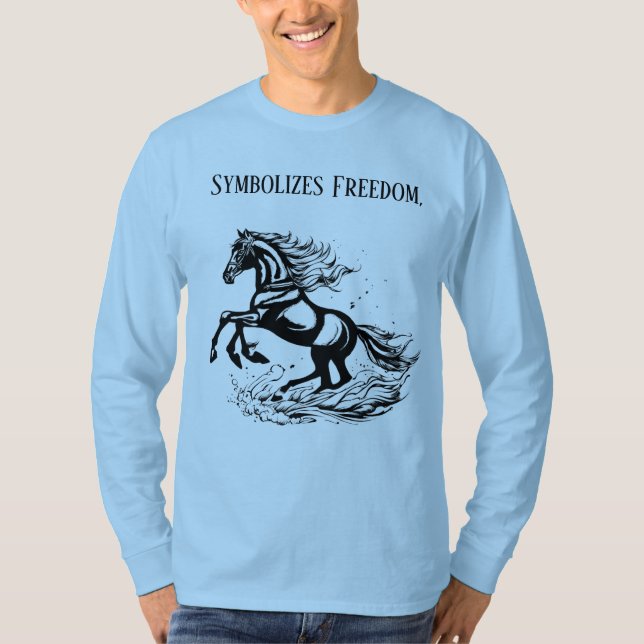 Midnight Gallop T Shirt (Framsida)