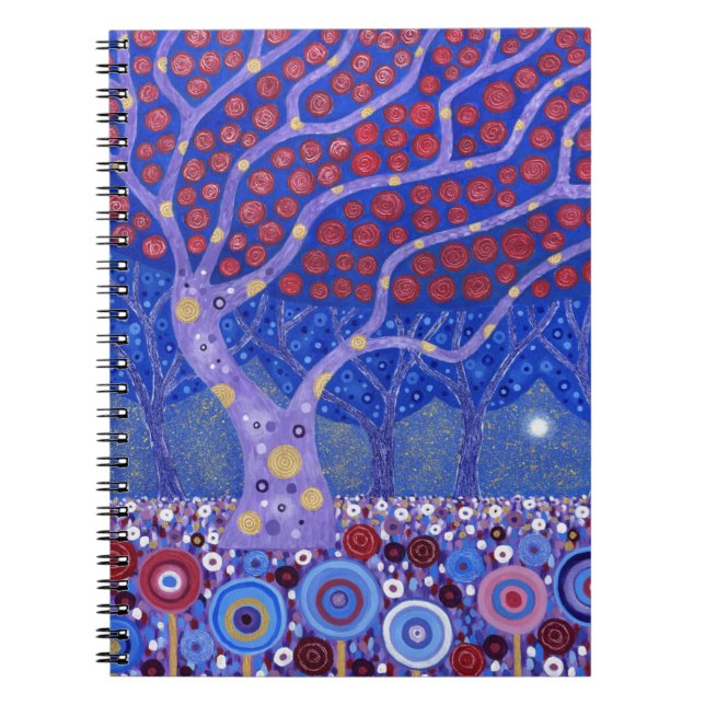 Midnight Garden 2010 Anteckningsbok Med Spiral (Framsidan)