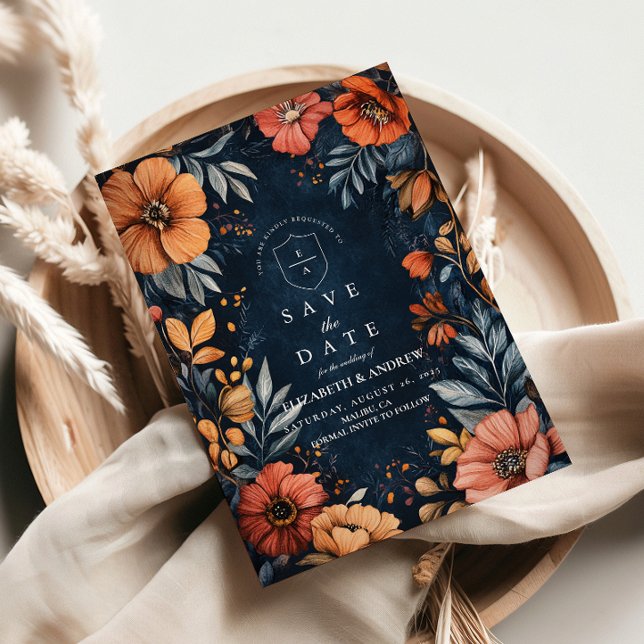 Midnight Garden Baroque Bröllop Spara Datumet (Skapare uppladdad)