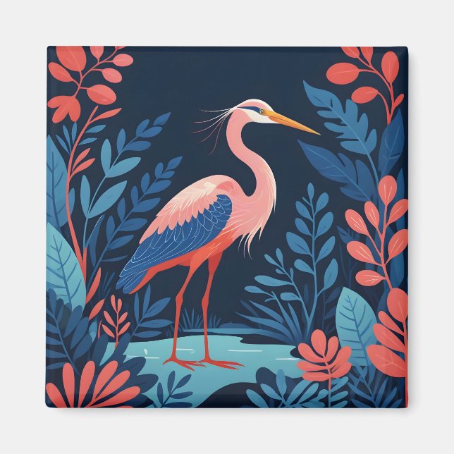midnight garden häger magnet (Framsidan)