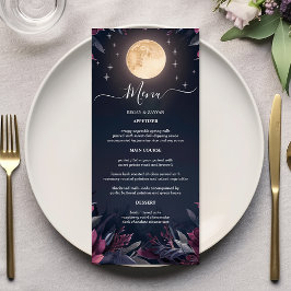 Midnight Garden Moon Bröllop Meny