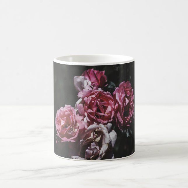 Midnight Garden, mörk blommigt, mugg (Center)