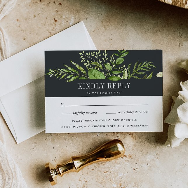 Midnight Garden | OSA kort för val av måltid (Skapare uppladdad)