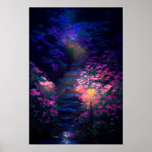 Midnight Garden Trappor Poster