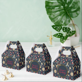 Midnight Gold Ornaments Julmönster Presentaskar