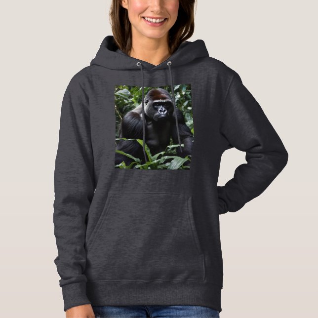 Midnight Gorilla King: Skogarnas monark T Shirt (Framsida)