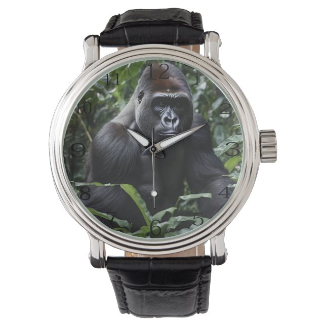 Midnight Gorilla Kung: Monarch of the Forest Armbandsur (Framsida)