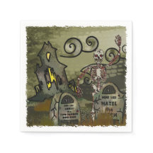 Midnight Graveyard Whimsical HALLOWEEN FEST