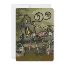 Midnight Graveyard Whimsical HALLOWEEN