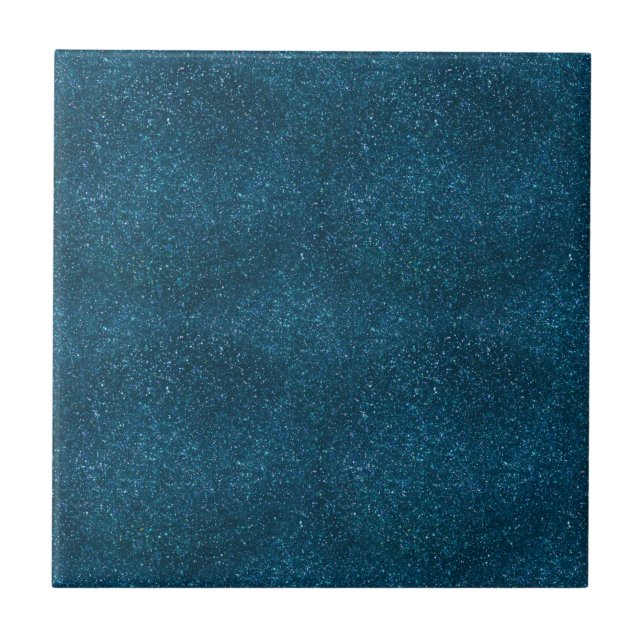 Midnight Green Glitter Kakelplatta (Framsidan)