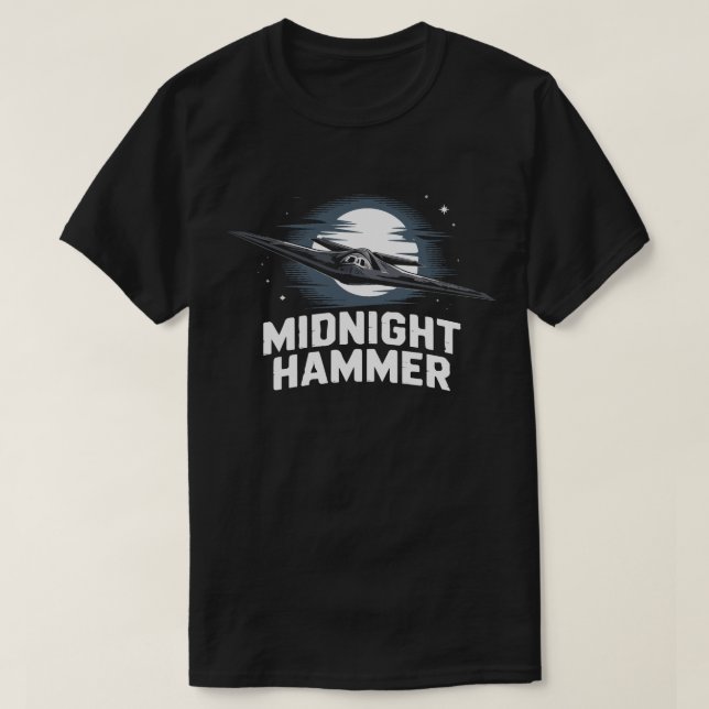 Midnight Hammer B-2 Stealth Bombflygartröja | GBU- T Shirt (Design framsida)