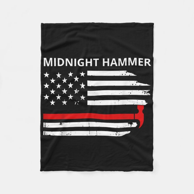 Midnight Hammer B-2 Stealth Jet Operation Merica F Fleecefilt (Framsidan)