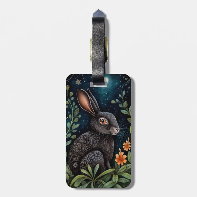 Midnight Hare Bagagebricka (Baksidan Lodrät)