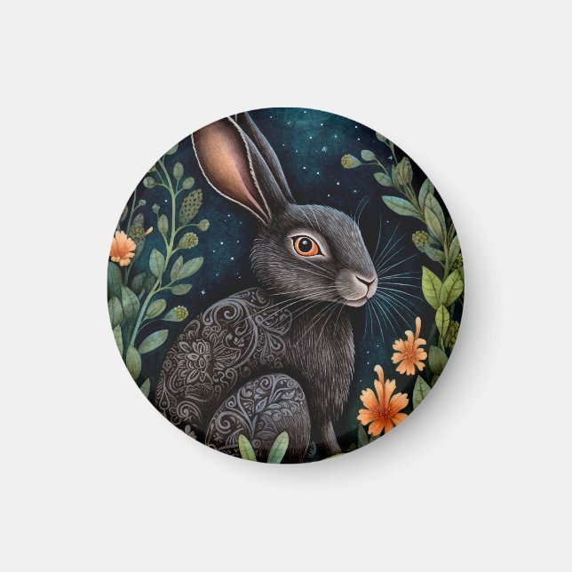 Midnight Hare Magnet (Framsidan)