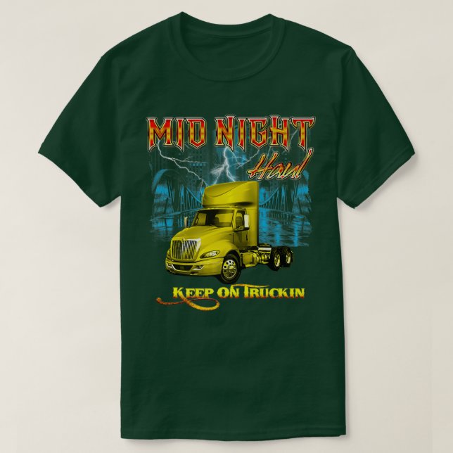 Midnight haul truck design92 t shirt (Design framsida)