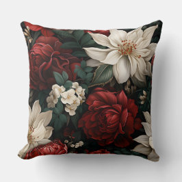 Midnight Helgdag Enchantment Botanical Kudde