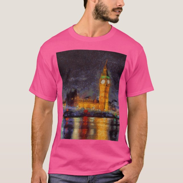 Midnight i London T Shirt (Framsida)