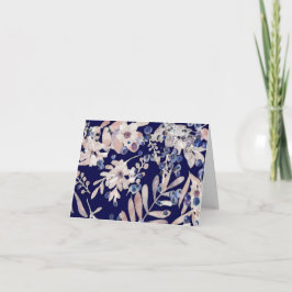 Midnight Indigo Eucalyptus & Blueberry Botanisk Tack Kort