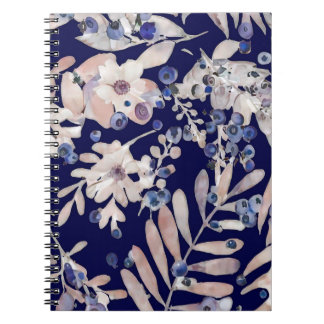 Midnight Indigo Eukalyptus & Blåbär Botanisk Anteckningsbok