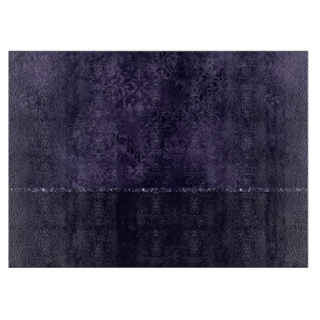 Midnight Indigo Romantik | Satiny Grunge Damask (Framsidan)