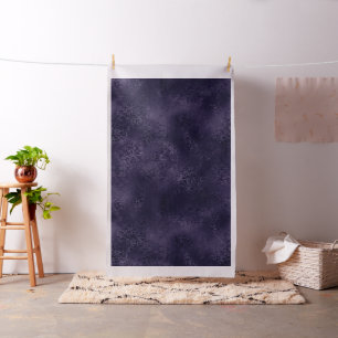 Midnight Indigo Romantik Satiny Grunge Damask Tyg