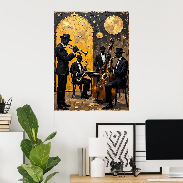Midnight Jazz Ensemble Poster (Hemmakontoret)