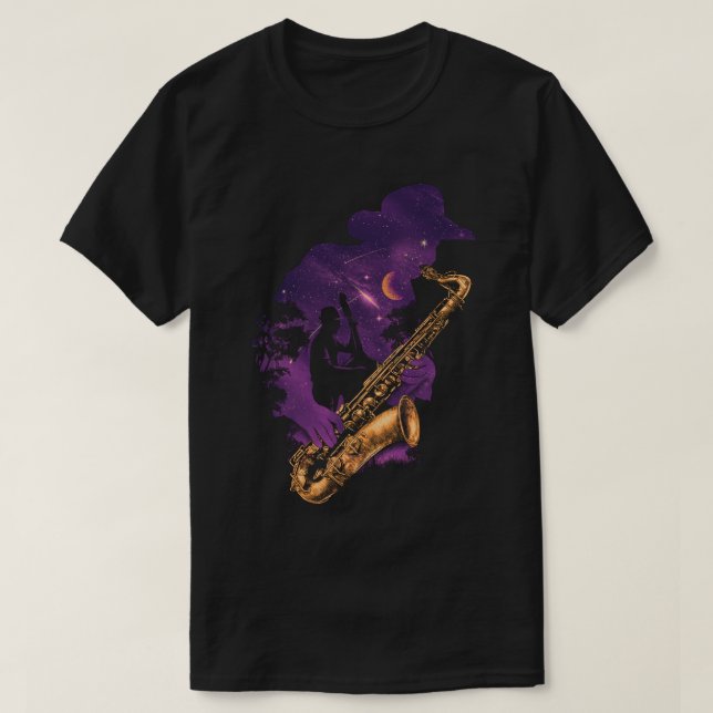 Midnight Jazz T-shirt (Design framsida)