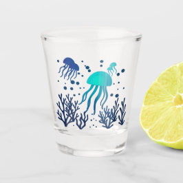 Midnight Jelly | Glödande Ocean Shotglas Design
