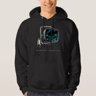 Midnight Logistics Lastbilschaufför Present Nattle Hoodie