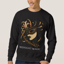 Midnight Magic Elegant Maskerad 2026 Lång Ärmad Tröja