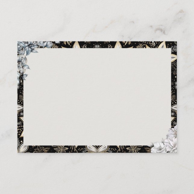 Midnight Majesty Blank Recipe Card Tilläggskort (Framsida)