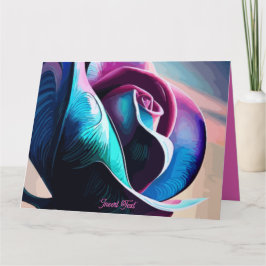 Midnight Majesty: Mörk Beauty of Black Ro Kort