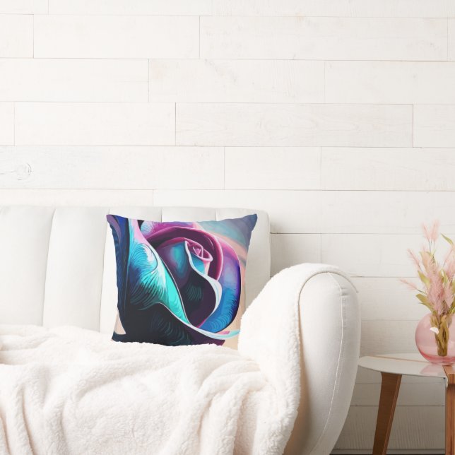 Midnight Majesty: Mörk Beauty of Black Ro Kudde (Soffa)