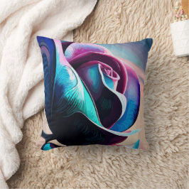 Midnight Majesty: Mörk Beauty of Black Ro Kudde