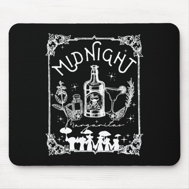 Midnight Margaritas Practical Magic Tee Halloween Musmatta (Framsidan)