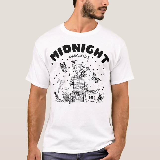 Midnight Margaritas Shirt, Witch T-Shirt (Framsida)