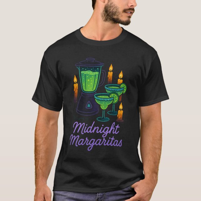 Midnight Margaritas T Shirt (Framsida)