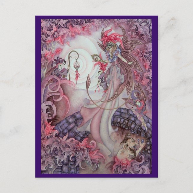 Midnight Masquerad Vykort (Framsida)