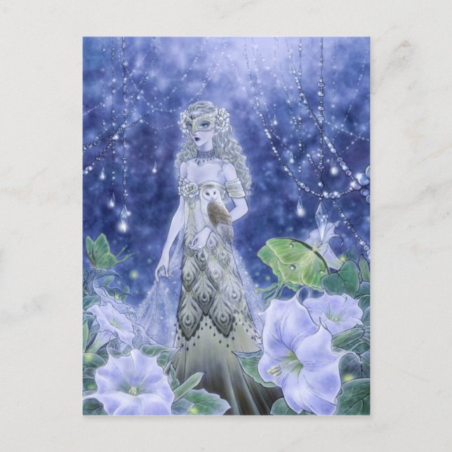 Midnight Masqueravykort Vykort (Framsida)