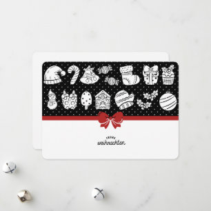 Midnight Merriment & Yuletide Whispers Julkort
