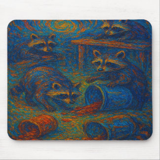 Midnight Mischief – Raccoons Getting into Trouble Musmatta